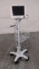 GE DASH 4000 PATIENT MONITOR ON ROLLING STAND