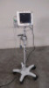 PHILIPS INTELLIVUE MP5T PATIENT MONITOR ON ROLLING STAND