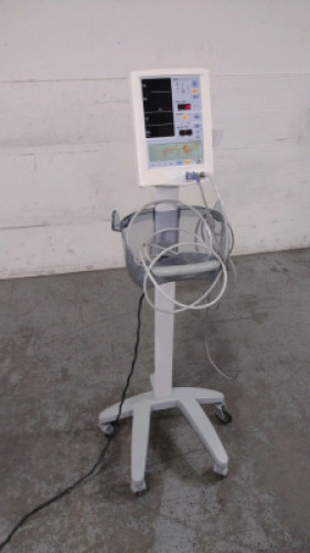 DATASCOPE ACCUTORR PLUS PATIENT MONITOR ON ROLLING STAND