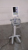 DATASCOPE ACCUTORR PLUS PATIENT MONITOR ON ROLLING STAND