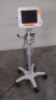 PHILIPS INTELLIVUE MP30 PATIENT MONITOR WITH MULTI-PARAMETER MODULE (M3001A) ON ROLLING STAND
