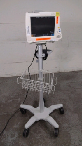 PHILIPS INTELLIVUE MP30 PATIENT MONITOR ON ROLLING STAND