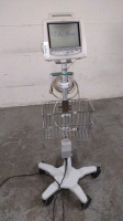 PHILIPS TELEMON PATIENT MONITOR ON ROLLING STAND