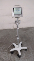 PHILIPS TELEMON PATIENT MONITOR ON ROLLING STAND