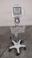 PHILIPS TELEMON PATIENT MONITOR ON ROLLING STAND