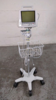 PHILIPS TELEMON PATIENT MONITOR ON ROLLING STAND