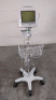 PHILIPS TELEMON PATIENT MONITOR ON ROLLING STAND