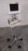 AGILENT TECH M1204A V24CT PATIENT MONITOR ON ROLLING STAND
