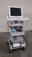 VIASYS SONARA TRANSCRANIAL DOPPLER SYSTEM WITH PROBE (2MHZ) ON ROLLING CART