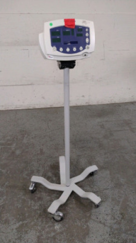 WELCH ALLYN 53STP VITAL SIGNS MONITOR ON ROLLING STAND