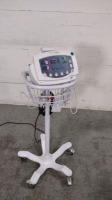WELCH ALLYN 53ST0 VITAL SIGNS MONITOR ON ROLLING STAND
