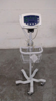 WELCH ALLYN 53NTO VITAL SIGNS MONITOR ON ROLLING STAND