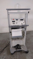 ALCON SURGICAL OPHTHALAS 532 EYELITE LASER PHOTOCOAGULATOR ON ROLLING STAND