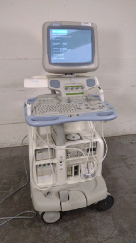 GE VIVID 7 ULTRASOUND SYSTEM WITH 2 PROBES (M12L, M3S)(SN 3104)
