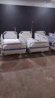 LOT OF (3) STRYKER 3005 S3 HOSPITAL BED WITH HEAD & FOOTBOARDS (CHAPERONE WITH ZONE CONTROL, BED EXIT, SCALE) (IBED AWARENESS)