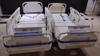 LOT OF (2) STRYKER 3002 S3 HOSPITAL BEDS WITH HEAD & FOOTBOARDS (CHAPERONE WITH ZONE CONTROL, BED EXIT, SCALE) (IBED AWARENESS)