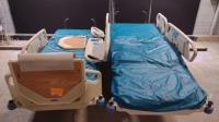 LOT OF (2) HILL-ROM TOTAL CARE HOSPITAL BEDS