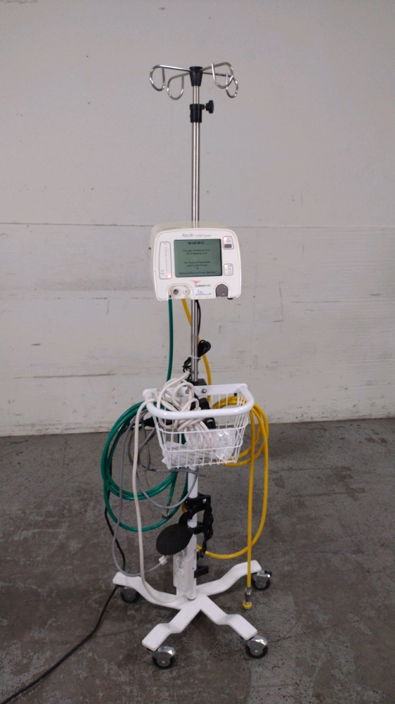 CARDINAL HEALTH AIRLIFE NCPAP SYSTEM ON ROLLING STAND