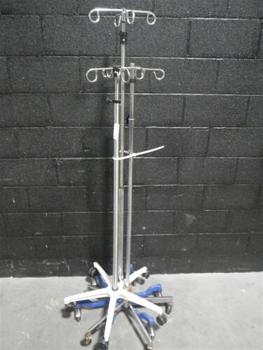 LOT OF IV POLES