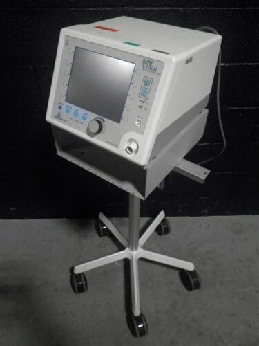 RESPIRONICS BIPAP VISION VENTILATOR ON ROLLING STAND