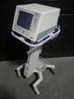 RESPIRONICS BIPAP VISION VENTILATOR ON ROLLING STAND