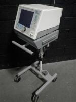 RESPIRONICS BIPAP VISION VENTILATOR ON ROLLING STAND