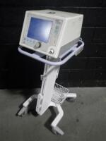 RESPIRONICS BIPAP VISION VENTILATOR ON ROLLING STAND