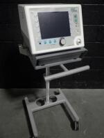 RESPIRONICS, INC. BIPAP VISION VENTILATOR ON ROLLING STAND