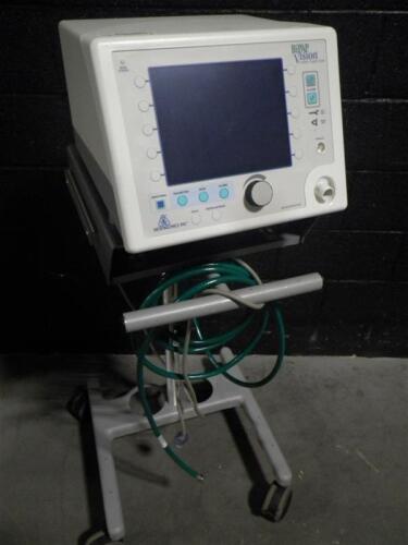 RESPIRONICS, INC. BIPAP VISION VENTILATOR ON ROLLING STAND