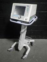 RESPIRONICS, INC. BIPAP VISION VENTILATOR ON ROLLING STAND (PARTS UNIT BROKEN SCREEN)