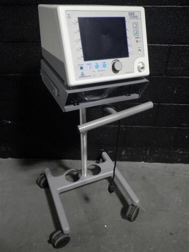 RESPIRONICS, INC. BIPAP VISION VENTILATOR ON ROLLING STAND