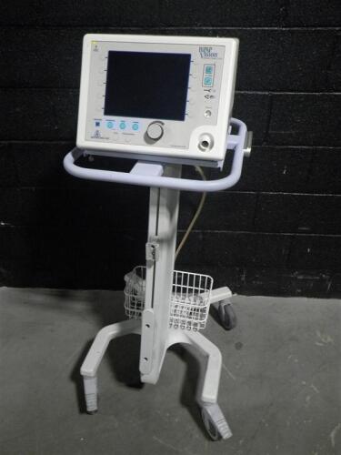 RESPIRONICS, INC. BIPAP VISION VENTILATOR ON ROLLING STAND