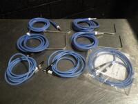 LOT OF LIGHT SOURCE CABLES