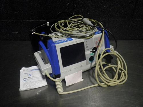 ZOLL M-SERIES BIPHASIC DEFIB WITH PACING,3 LEAD ECG,SPO2,ANALYZE,PADDLES,BATTERY