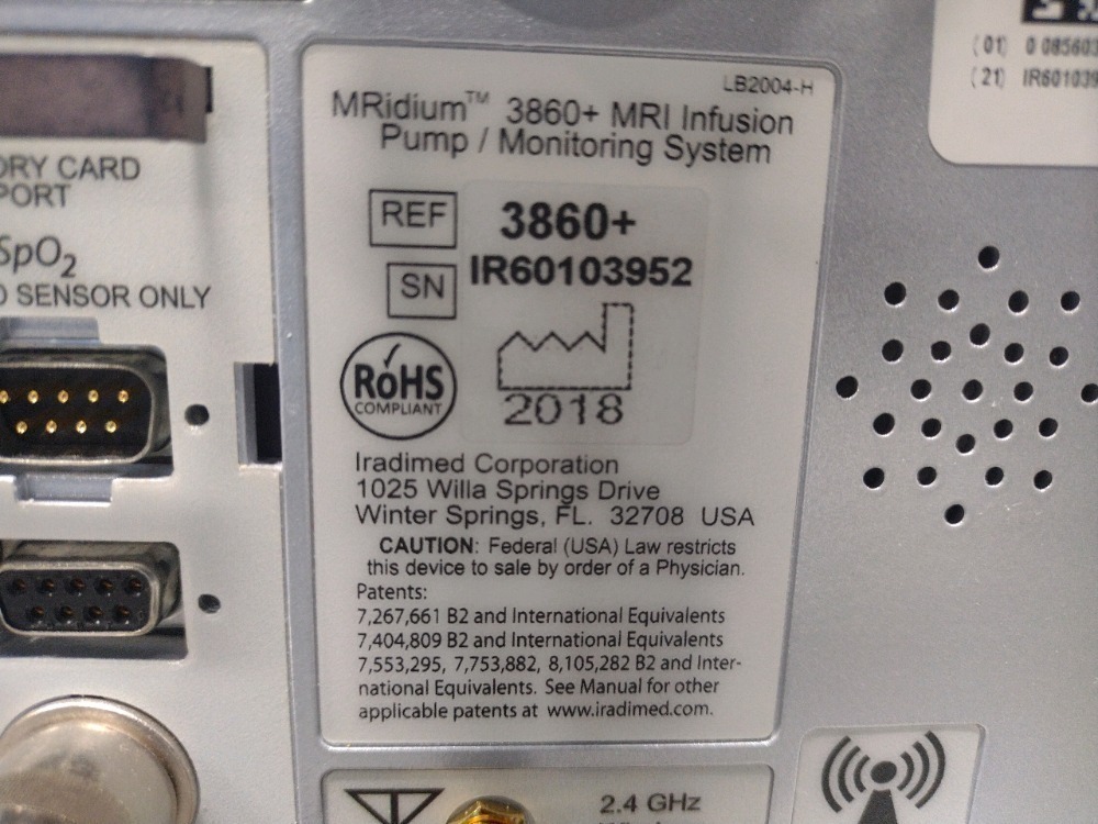 IRADIMED MRIDIUM MRI INFUSION PUMP