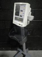 DATASCOPE ACCUTORR PLUS PATIENT MONITOR ON ROLLING STAND