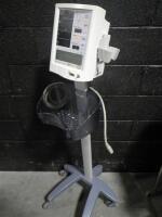 DATASCOPE ACCUTORR PLUS PATIENT MONITOR ON ROLLING STAND