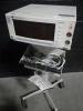 EDWARDS LIFESCIENCES VIGILANCE PATIENT MONITOR ON ROLLING STAND