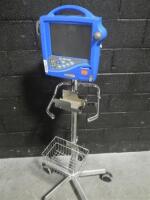 GE DINAMAP PRO 100 PATIENT MONITOR ON ROLLING STAND