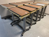 HILL-ROM PMJR OVERBED TABLE, QTY. (10)