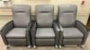 RECLINER CHAIR, QTY. (3) ******