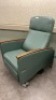 RECLINER CHAIR, QTY. (7) (BROWN ARM) - 3