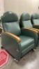 RECLINER CHAIR, QTY. (7) (LIGHT BROWN ARM) - 2