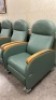 RECLINER CHAIR, QTY. (7) (LIGHT BROWN ARM) - 3