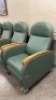 RECLINER CHAIR, QTY. (7) (LIGHT BROWN ARM) - 3