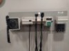 WELCH ALLYN INTEGRATED WALL BOARD TO INCLUDE: 767 TRASNSFORMER WITH OTOSCOPE/OPHTHALMOSCOPE SPHYGMANOMETER, TIP DISPENSER - 2