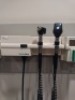 WELCH ALLYN INTEGRATED WALL BOARD TO INCLUDE: 767 TRASNSFORMER WITH OTOSCOPE/OPHTHALMOSCOPE SPHYGMANOMETER, TIP DISPENSER - 4