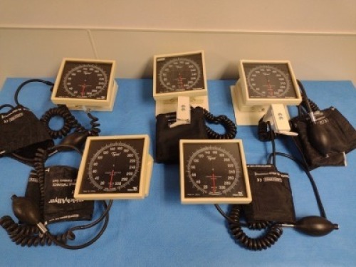 WELCH ALLYN TYCOS SPHYGMOMANOMETER, QTY. (5)