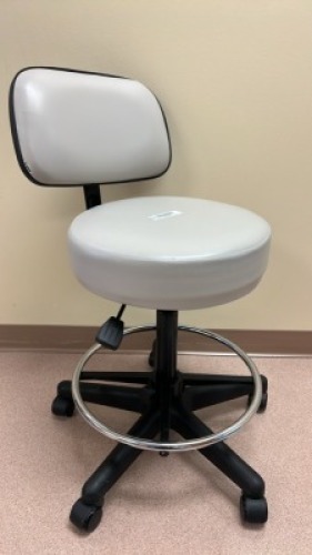 AIR LIFT HAND OPERATED PHYSICIAN STOOL