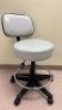 AIR LIFT HAND OPERATED PHYSICIAN STOOL